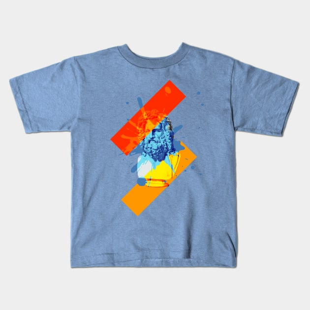 ZEUS - GREEK SERIES #2 Kids T-Shirt by adanqz